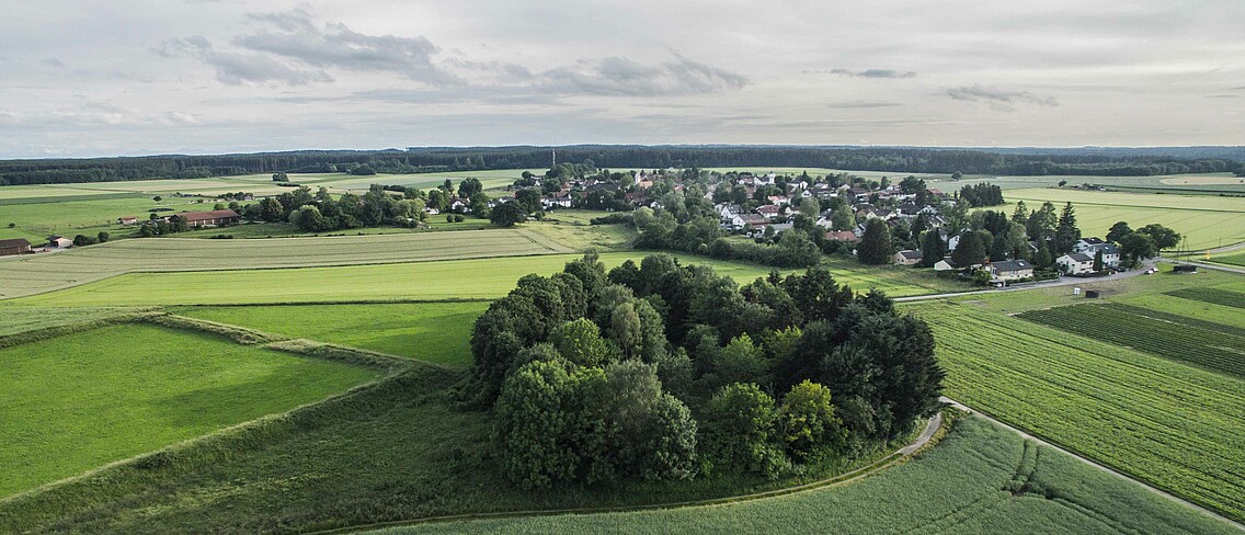 Luftaufnahme von Buchendorf