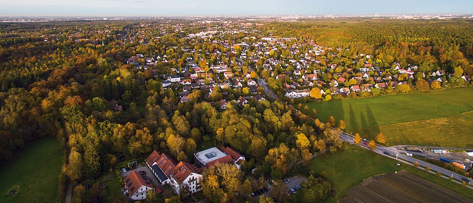Bildinhalt: Luftaufnahme von Stockdorf