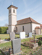 Abbildung: ein Foto der Kirche in Hausen